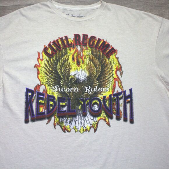 Civil Regime T-Shirt Men's XL Rebel Youth Sworn Leaders - Picture 1 of 4